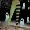 thumbnail image 2 of Halloween Leggings for Women 2025 Costume Stretchy Yoga Pants Soft Funny Pants for Party Workout Tummy Control Leggings Under $10, 2 of 9
