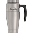 thumbnail image 2 of THERMOS Stainless King Vacuum-Insulated Travel Mug, 16 Ounce, Matte Steel, 2 of 5
