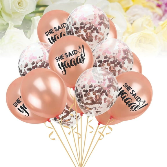 FOLOYORI Balloons Bachelorette Style Foil 15Pcs 12 Inch