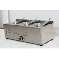 thumbnail image 3 of INTBUYING 3-Pan Food Warmer LP Gas Buffet Food Warmer with Pressure Relief Valve Stainless Steel Restaurant Canteen Food Heater, 3 of 7