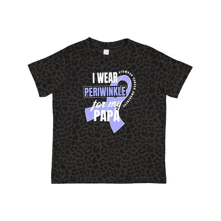 

Inktastic I Wear Periwinkle for My Papa Stomach Cancer Awareness Gift Toddler Boy or Toddler Girl T-Shirt