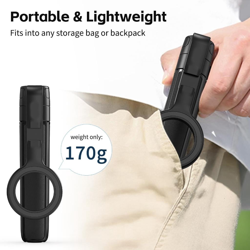 YIGSECU Phone Holder with Cold Shoe for Phone 17 16 15 14 Series Portable Tripod Stand