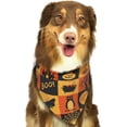 thumbnail image 6 of Naloa Halloween Banner Symbols Dog Bandanas 1PC Washable Triangle Dog Scarfs Premium Durable Fabric, for Small Medium Large Dogs and Cats, 6 of 6