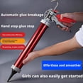 thumbnail image 2 of Saucisse Convertible & Cartouche, Outil de Coupe Automatique de Colle, Pistolet à Calfeutrer en Alliage d'Aluminium Rouge, Arrêt Automatique avec Cartouche à Rotation 360 et Remplacement Facile à une Main, 2 of 7