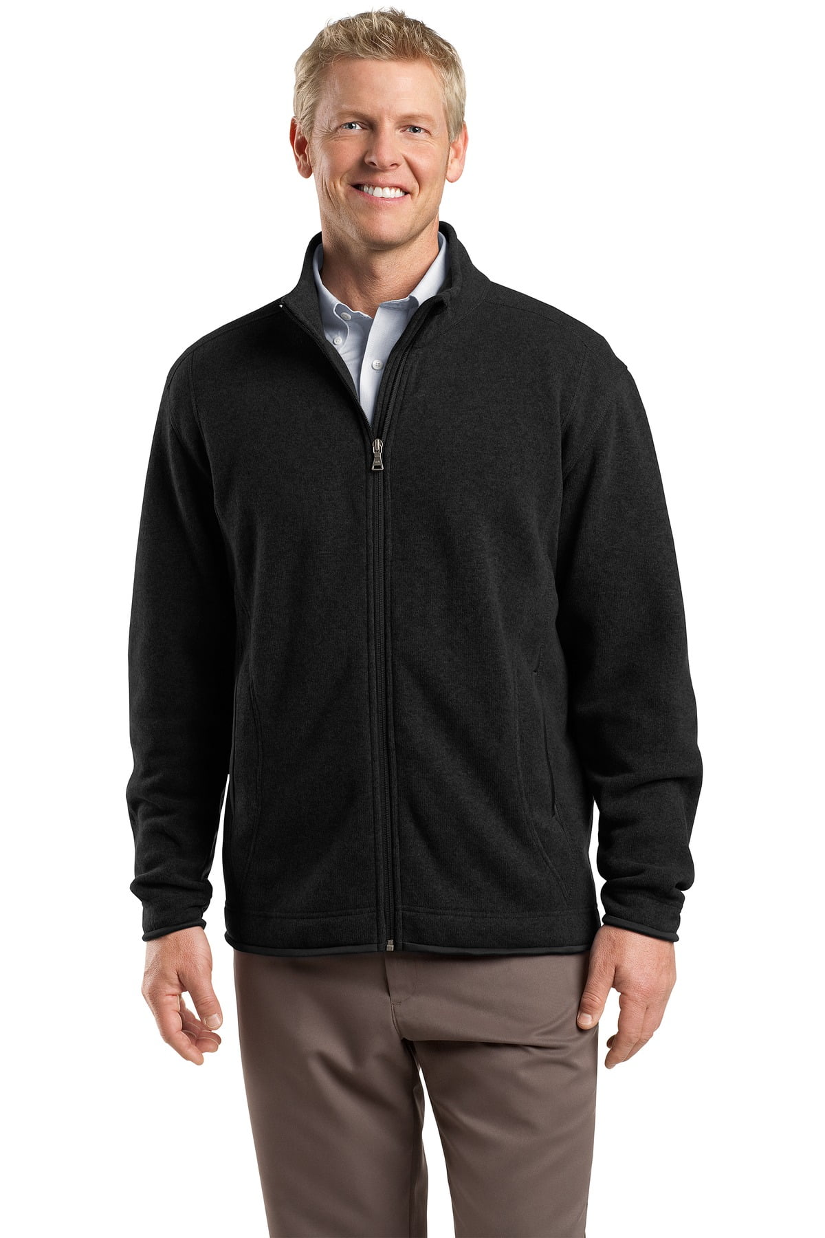 Red House Mens Sweater Fleece Full Zip Jacket