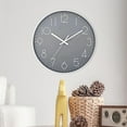 thumbnail image 4 of OCEST 12 Inch Wall Clock, Silient Non Ticking Modern Wall Clock, Battery Operated Classic Wall Clock for Living Room Bedroom Kitchen Office Classroom School, 4 of 7