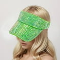 thumbnail image 6 of Bling Rhinestones Sport Hats Adjustable Summer Cap Visor Caps Unisex, 6 of 6