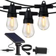 thumbnail image 1 of Luces de cadena Brightech 15 m solar/enchufable LED impermeables, 1 of 8