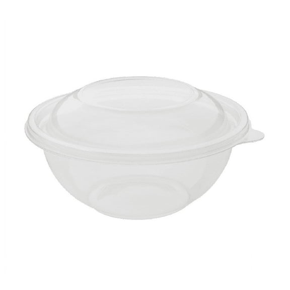 Karat 32oz PET Plastic Salad Bowl - 300 ct