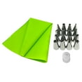 thumbnail image 1 of Boquilla para tarta Matsuzay 18 unids/set de acero inoxidable verde, 1 of 6
