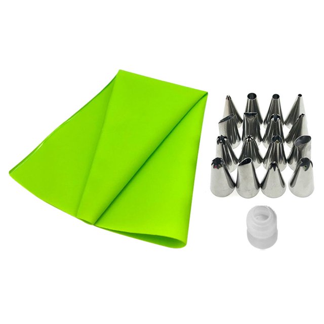 Boquilla para tarta Matsuzay 18 unids/set de acero inoxidable verde