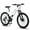 White, variant on POVANLI 26" Mountain Bike,21-Speed Dual V-Brake Mountain Bike,Ergonomic High-Carbon steel Frame Black