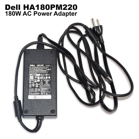 Pre-Owned Dell Alienware G15 180W Laptop Power Adapter with 19.5V and 9.23A – V52PN
