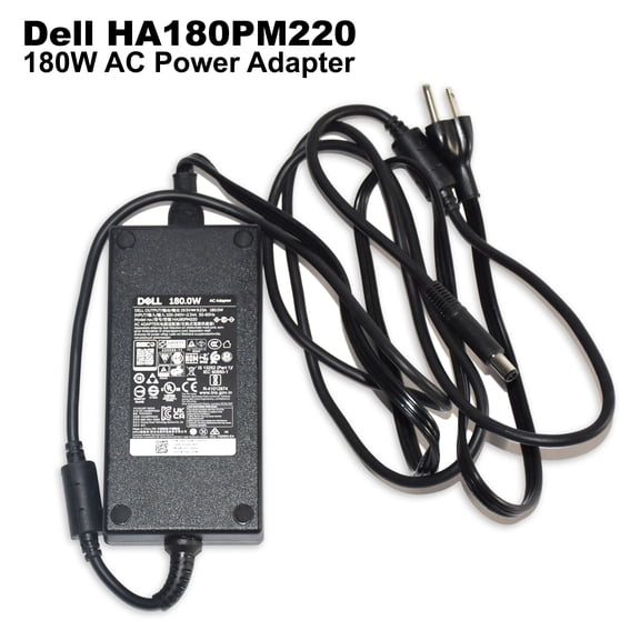 Pre-Owned Dell Alienware G15 180W Laptop Power Adapter with 19.5V and 9.23A V52PN