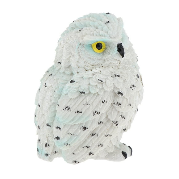 Garden Owl Sculpture Statue me Ornaments DIY Crafts 10cm