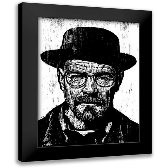 Shigley, Neil 12x14 Black Modern Framed Museum Art Print Titled - Heisenberg