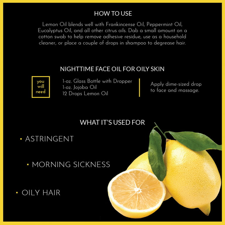 Boost Energy & Mood artnaturals® Pure Lemon Essential Oil