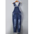 thumbnail image 4 of ABPHQTO Peto denim desgastado azul de mujer, 4 of 5