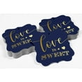 thumbnail image 4 of Inkdotpot Love Is Sweet Wedding Bottle Tag Real Gold Foil Favor Bracket Shape Hang Tags Pack Of 50, 4 of 7