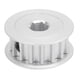 thumbnail image 2 of Polea De Sincronización De 16 Dientes, Polea De Sincronización HTD, Resistencia Al Desgaste Estable Suave Para Fresadora Máquina De Tallado De Engranajes De Torno De Motor CNC EOTVIA 16 Teeth Timing Belt Pulley Wheel, 2 of 8