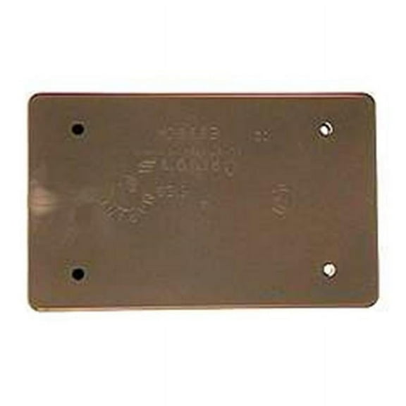 Carlon Lamson Single Gang Blank Box Cover