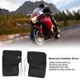 thumbnail image 3 of Motorcycle Handlebar Muffs, 1 Pair Motorcycle Waterproof Windproof Handlebar Gloves Hand Protector For Scooter Snowmobile, 3 of 8