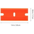 thumbnail image 2 of KONTONTY 100pcs Plastic Blades Adhesive Remover for Windows Cleaning Glue Removal Household Users, 2 of 8