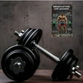 thumbnail image 5 of Weight lifting Motivational Metal Sign 8x12 Inch Aluminum Poster Gym Wall Art Decor with Inspirational Quotes for Home Office Fitness Room Bodybuilding Workout Training Studio, 5 of 8