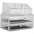 thumbnail image 2 of MCB Home Essentials-Acrylic Makeup & Cosmetic Jewelry Organizer -Storage Display Box with 2 set of Drawers, 2 of 2