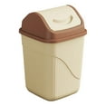 thumbnail image 2 of Dongrere Compact 9x9 Inch Swing-Lid Trash Can for Office & Bathroom | Odor-Control Small Waste Bin, 2 of 6