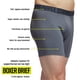 thumbnail image 2 of Calzoncillos tipo bóxer adidas de algodón elástico para hombre, color negro, paquete de 4, 2 of 7