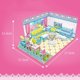 thumbnail image 4 of Casa de muñecas Macarena miniatura Diorama DIY 1/24 Sala Con Sofá Silla piano y Planta, 4 of 6