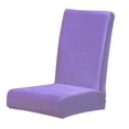 thumbnail image 2 of Inteprter Funda elástica para silla de comedor, multicolor, resistente al desgaste, Universal, las cuatro estaciones, estilo Simple, fundas reclinables, Decoración del hogar Violeta Inteprter HA012485-10, 2 of 6