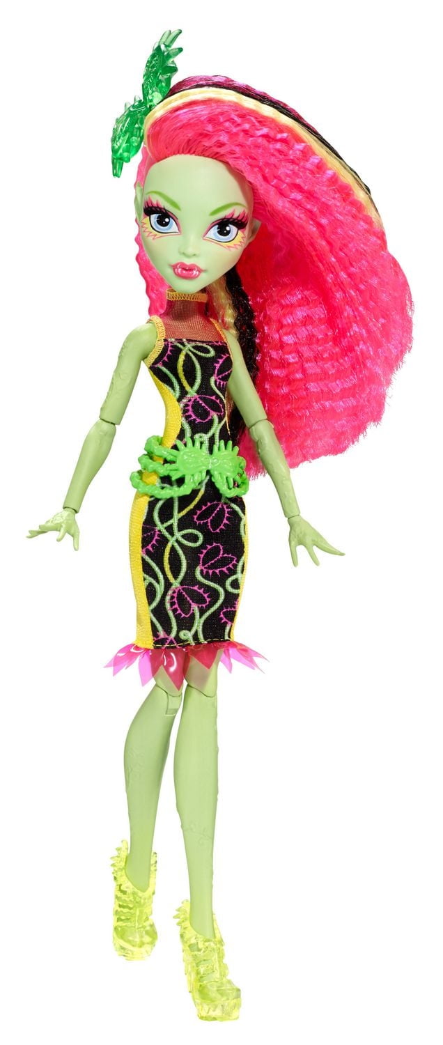 Monster High Electrified Hair-Raising Ghouls Venus Mcflytrap Doll
