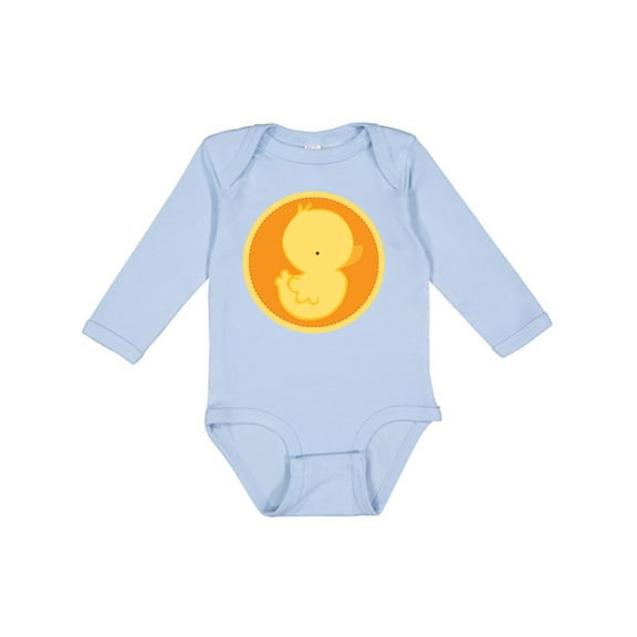 Inktastic Cute Duck Baby Clothes Gift Boys or Girls Long Sleeve Baby Bodysuit