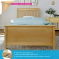 thumbnail image 2 of BEDSMART Solid Wood Twin Size Bed | Natural, 2 of 7