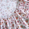 thumbnail image 5 of Betsey Johnson Fall Foliage Pink Microfiber 4 Piece Queen Sheet Set, 5 of 7