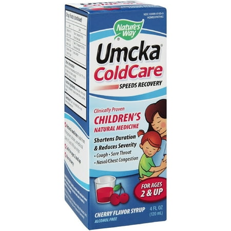 - Nature's Way Umcka Children's ColdCare Syrup, Cherry Flavor 4 oz (Pack of 2)