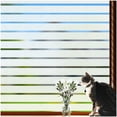 thumbnail image 1 of Lámina de privacidad para ventanas Viseeko Stripe, cristal esmerilado, 45 x 200 cm, 1 of 9