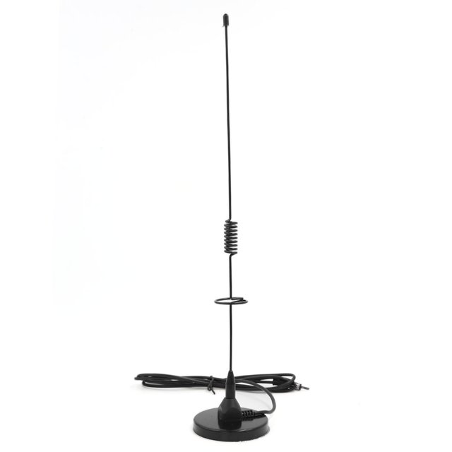 Unique Bargains Universal Car Auto Magnetic Base FM/AM Radio Signal Antenna Aerial 45cm Long
