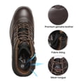 thumbnail image 4 of Botas de Seguridad NORTIV 8 con Punta de Acero para Hombre Militar Talla 7 Marrón, 4 of 6