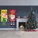 thumbnail image 5 of Decoración de bandera de Navidad Diy Santa/ciervo/muñeco de nieve bandera colgante lindos carteles de Navidad fiesta de Navidad, 5 of 5