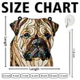 thumbnail image 4 of 89Bloom Chinese Shar-pei Stained Glass Hologram Ornament, Dog Stained Glass Suncatcher Ornaments Home Decor, Dog Holographic Ornaments, 4 of 7
