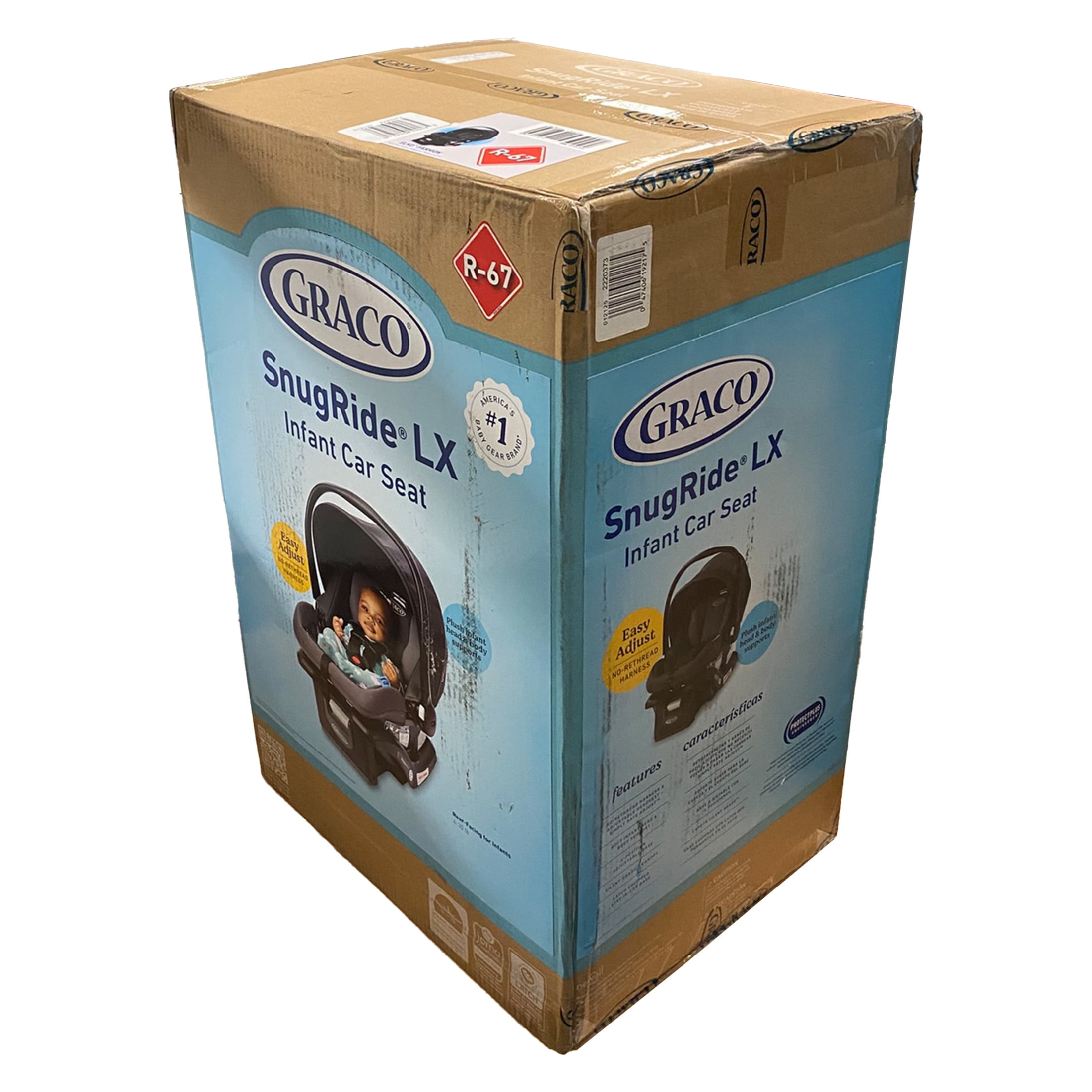 Graco SnugRide LX Infant Car Seat, Elko, Black