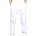 thumbnail image 3 of 2 Pack Boys Athletic Pants Casual Elastic Waist Cargo Sweatpants with Pockets Joggers for Boys Size 4-13, 3 of 3
