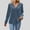 *Light Blue, variant on ClodeEU Women's Velvet V Neck Top ,Long Sleeves Button Up Loose Casual Trendy Blouse Sky Blue,Womens Plus XXL