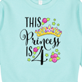 thumbnail image 3 of Inktastic This Princess is Four 4th Birthday Toddler Sweatshirt, 3 of 4