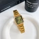 thumbnail image 3 of Reloj cuadrado sencillo para mujer, tendencia de moda para estudiantes, reloj de pulsera de acero ligero de lujo con temperamento, 3 of 5