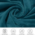 thumbnail image 5 of TOPCHANCES Velvet Sectional Corner Sofa Covers, 5 Seat L-Shaped Sectional Couch Slipcovers, 3 Piece Stretch Soft Furniture Sofa Protector for 5-Seater Corner Sofas ( Dark Blue ), 5 of 9