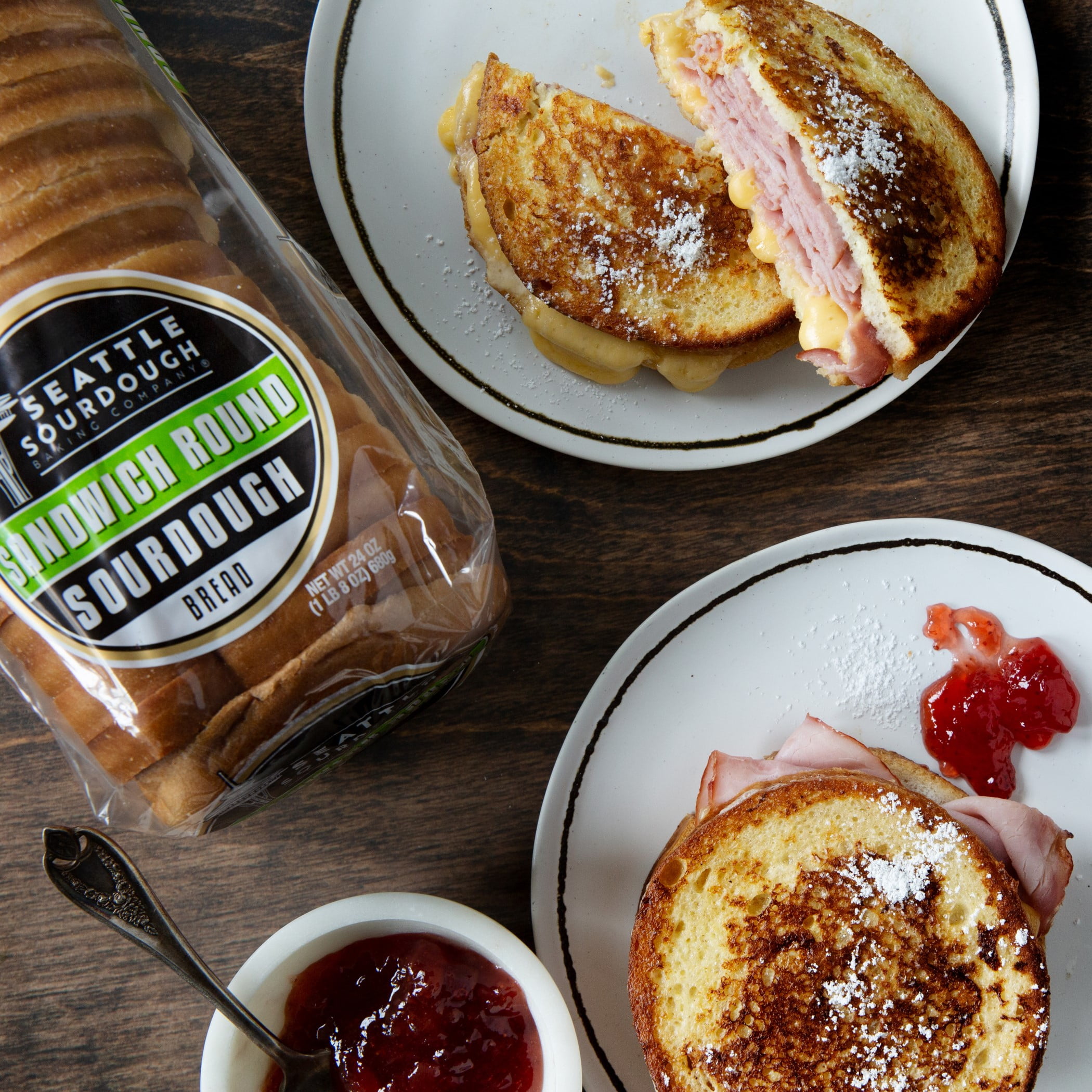 Seattle Sourdough Sandwich Round Bread Loaf, 24 oz